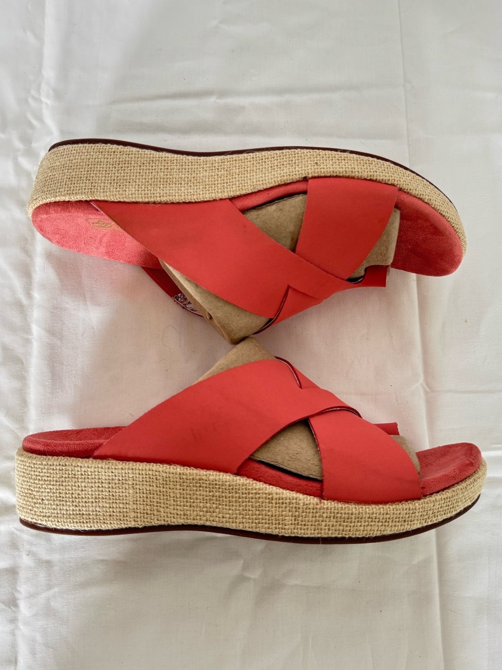 Spenco Oasis women's slide espadrille sandals Size 10